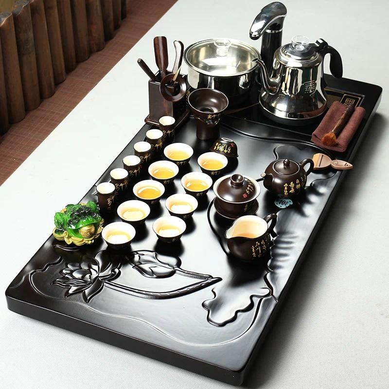 08 lotus tea tray