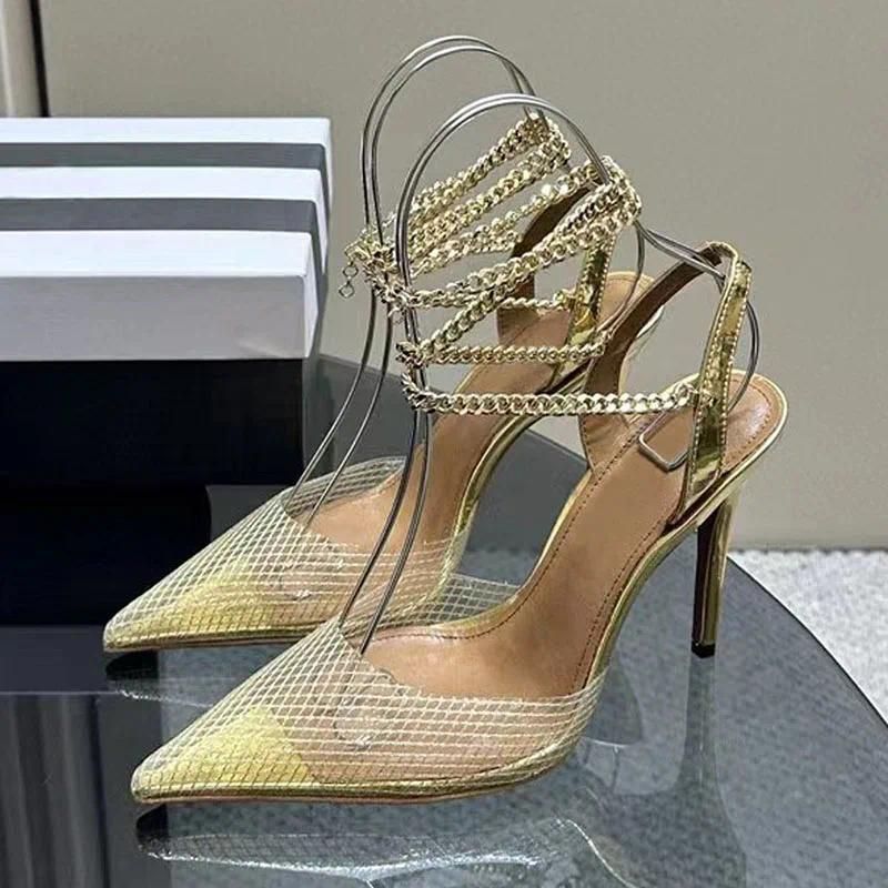 Gold pumps