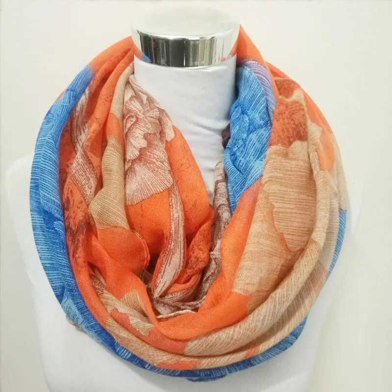 Circular Scarf Orange