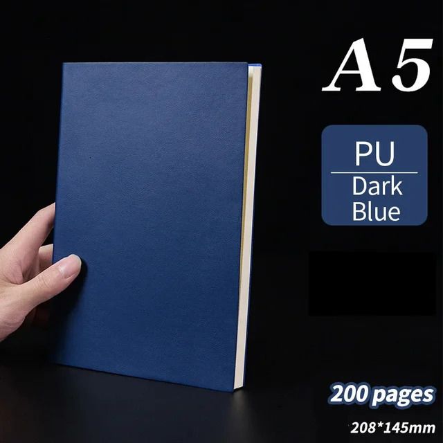 A5 dunkelblau