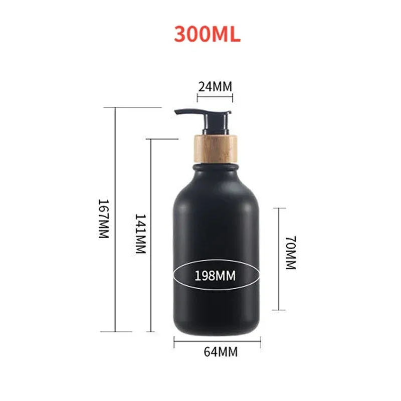 300 ml matowy czarny