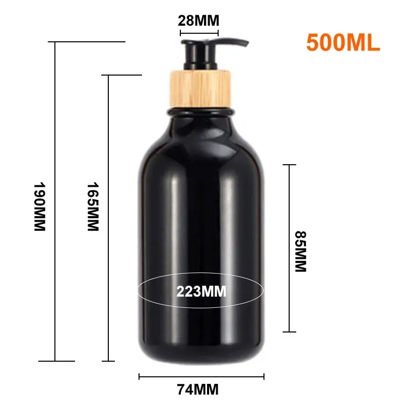 500 ml błyszczący czarny