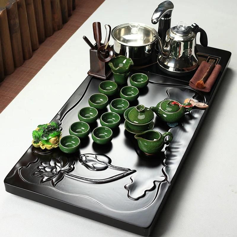 09 lotus tea tray