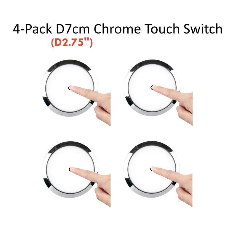 Chrome 7cm touch باهتة