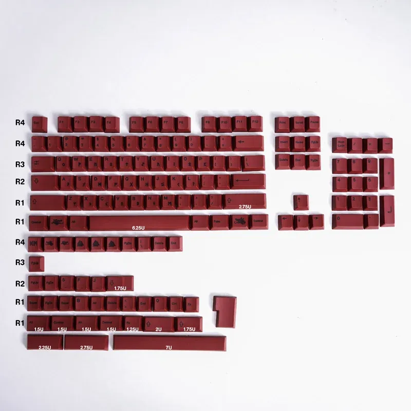 Kleur: slechts 143 keycaps