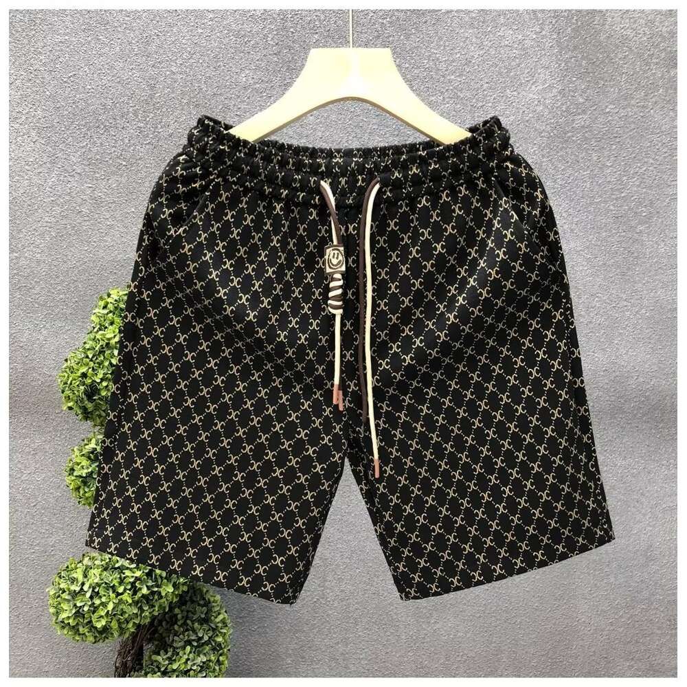 High quality black shorts D112