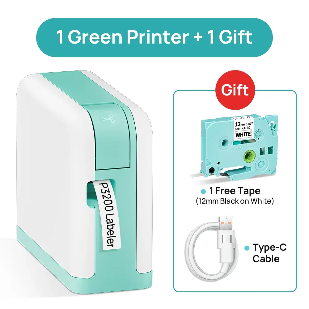 Groen-witte printer