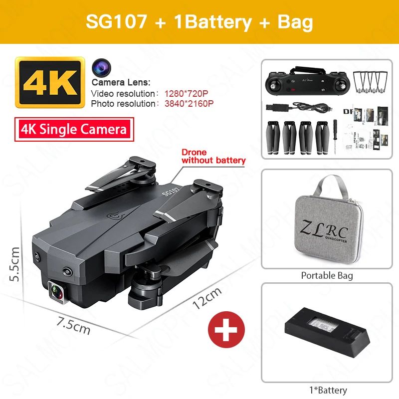 SG107 4K 1B avec sac