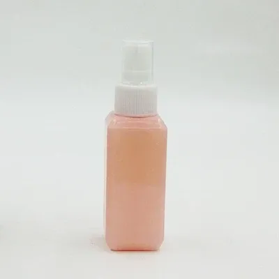 50ml plastic pink bottle white