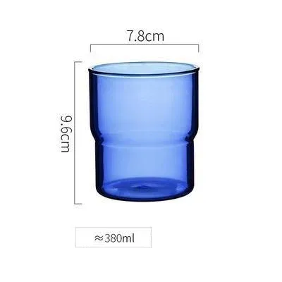 301-400ml CHINA 1 Tall Blue Glass