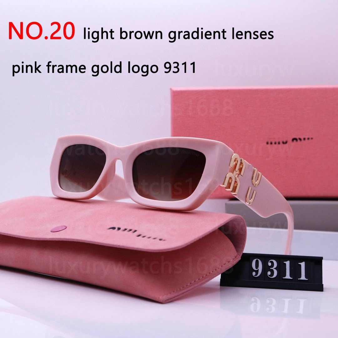 NO.20 light brown gradient lenses pink f