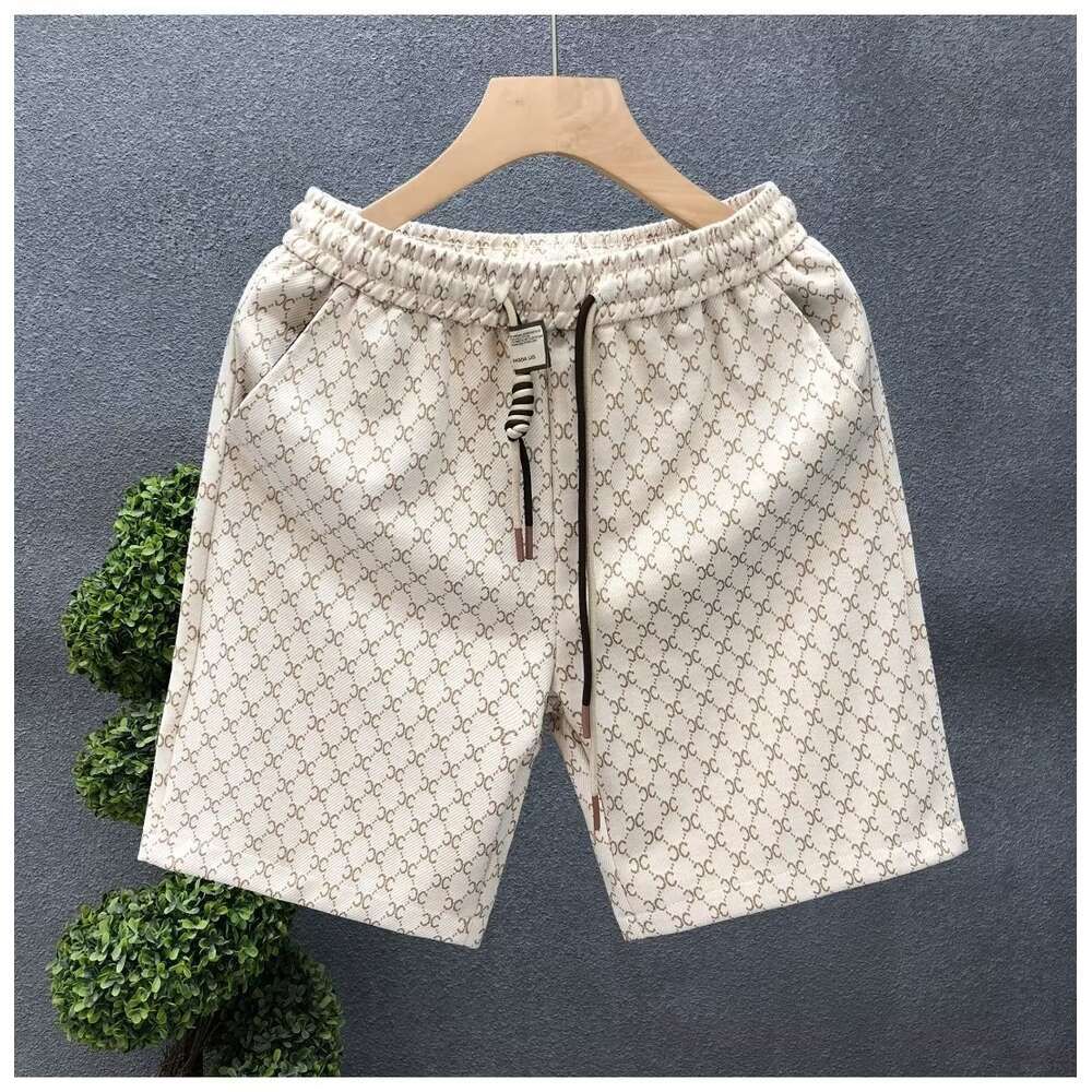 High quality khaki shorts D112