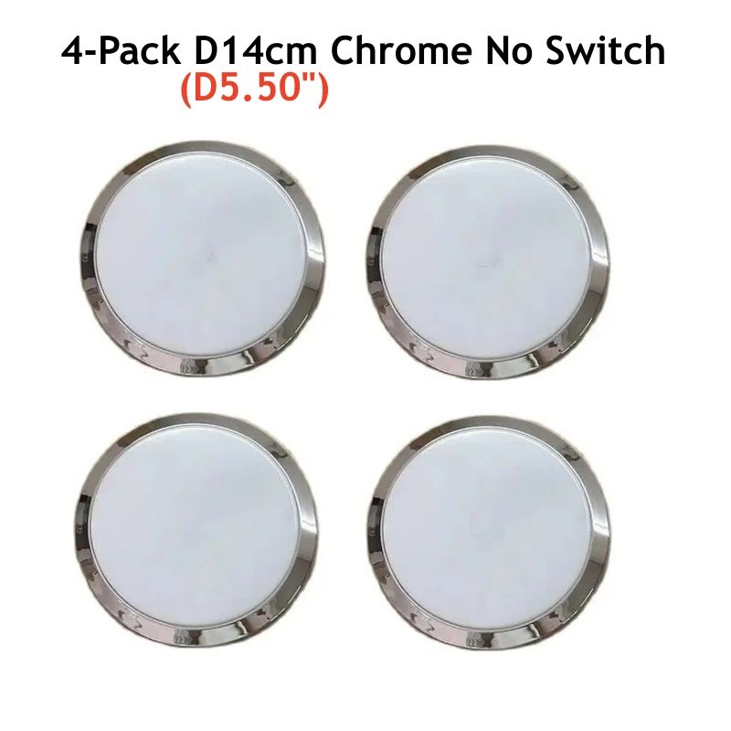 Chrome 14 cm ingen switch