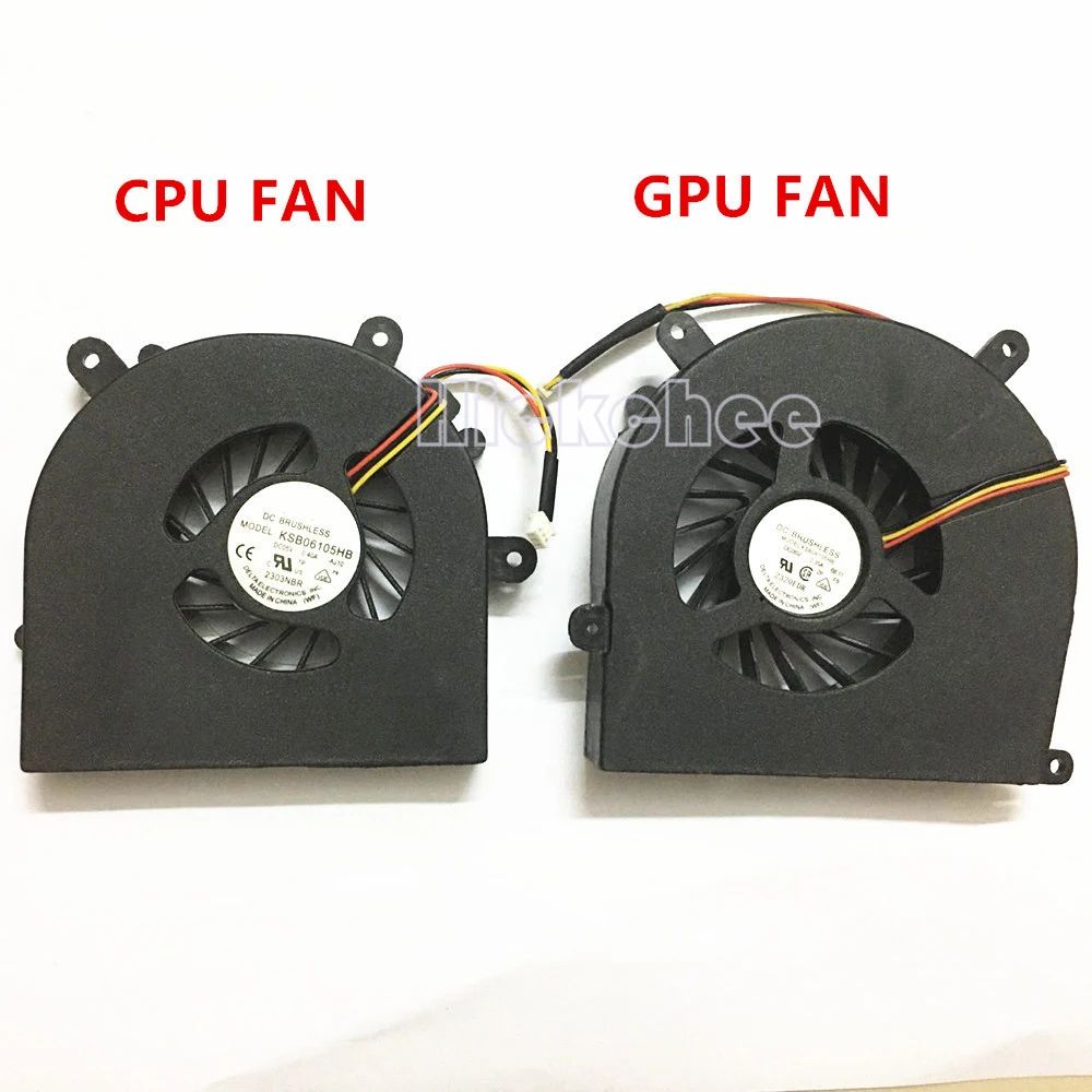 Kleur: CPU -fan en GPU -fan