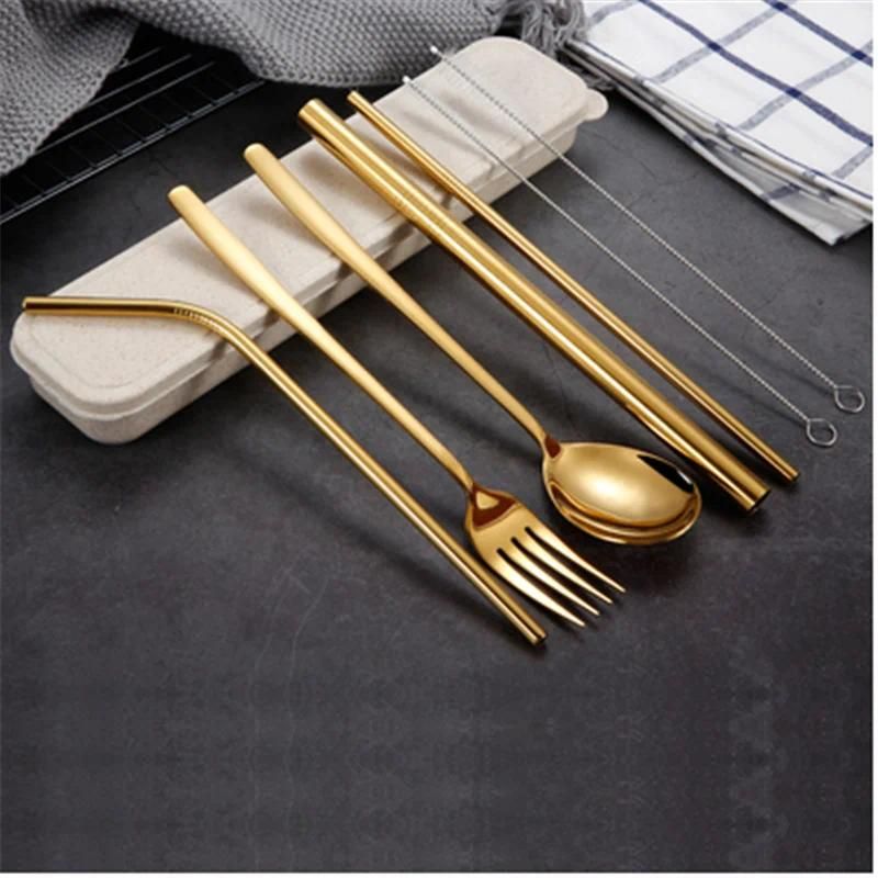 Golden Korean fork s