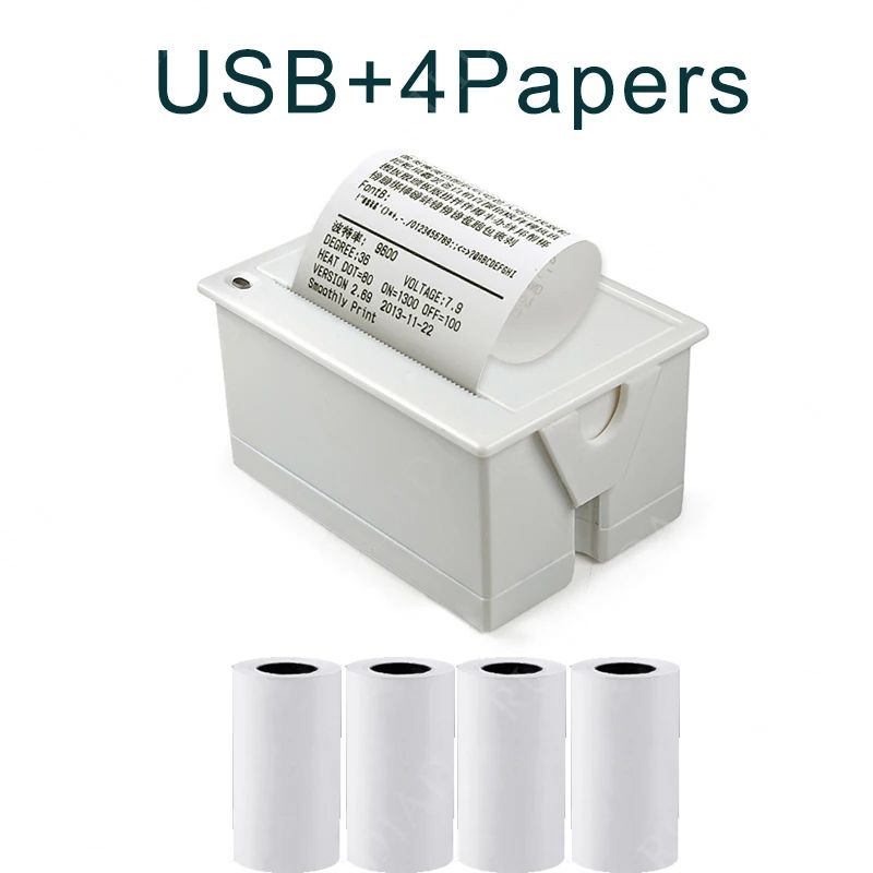 اللون: White-USB 4Papers