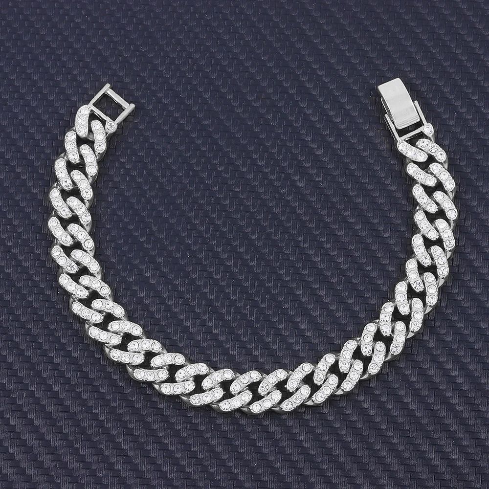 Bracelet argenté d-8 pouces (20 cm)