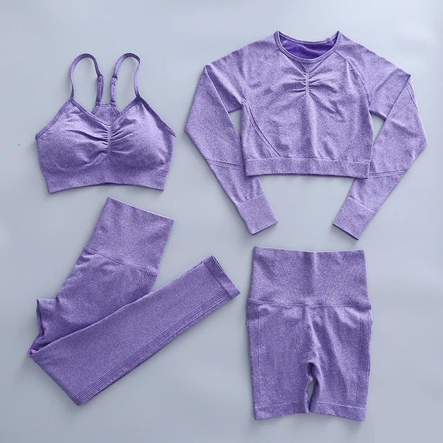 4pcs Purple