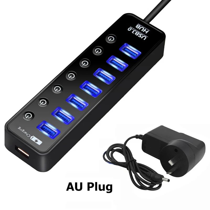 Couleur: 7 port avec plug