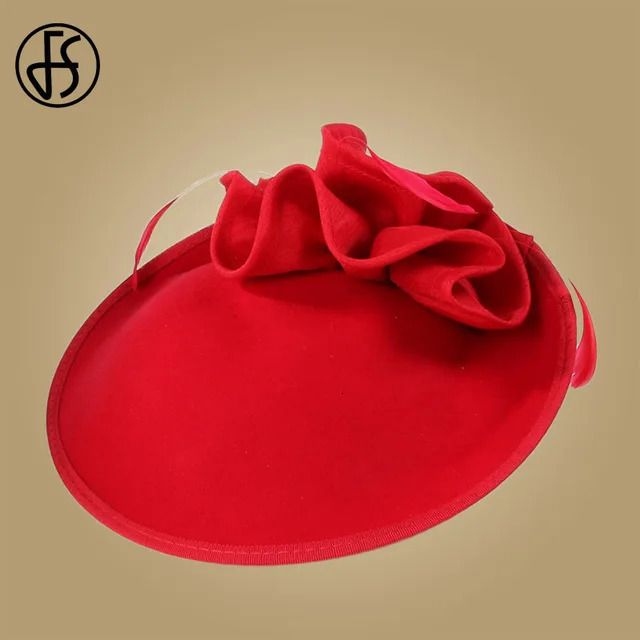 Red Fascinator Hat