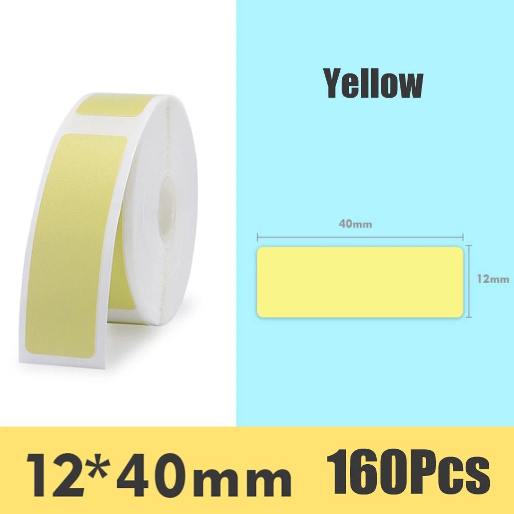 Colore: giallo 12x40 160pcs