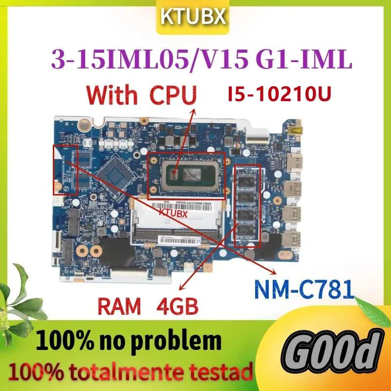 Configuração: Uma CPU I5-10210U