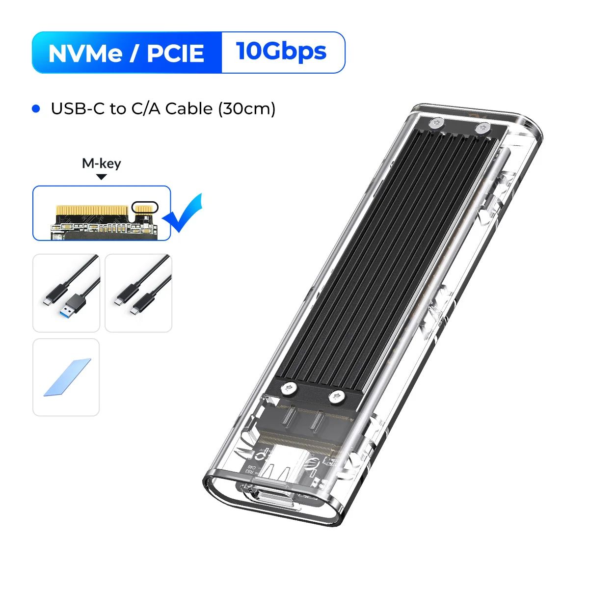 Färg: NVME - 10 Gbps svart