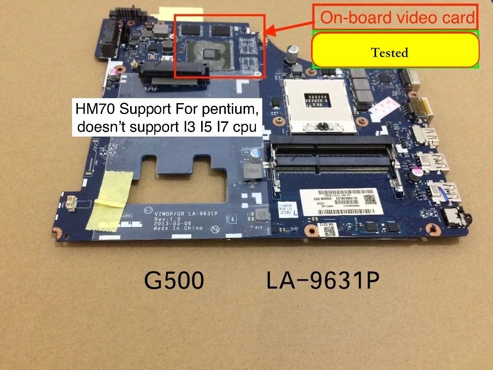 Configuratie: G500 HM70