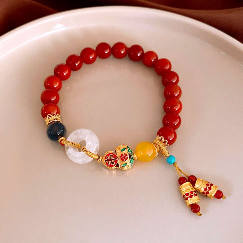 Bracelet - Red (Real Gold Electroplated)