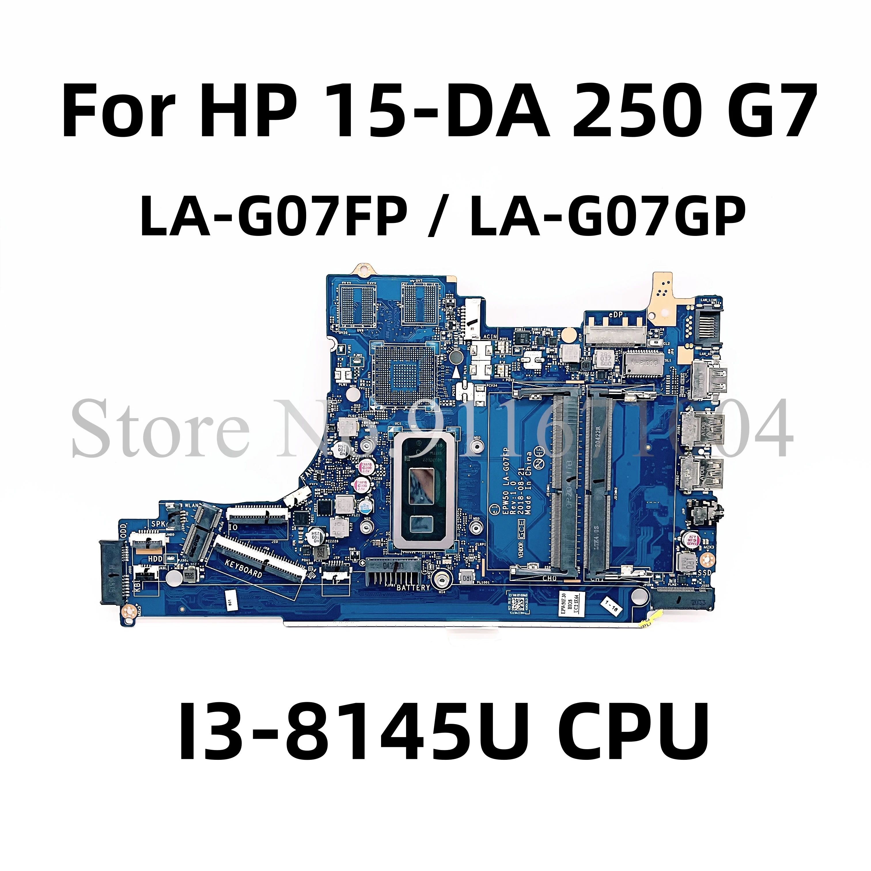 Configuration: CPU i3-8145U