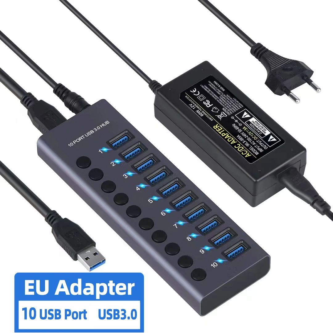 Farbe: 10port EU Power Plug