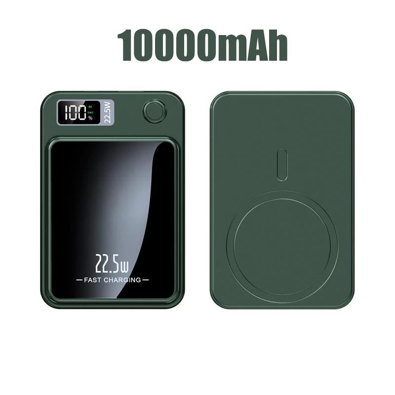 Couleur : vert 10 000 mAh.