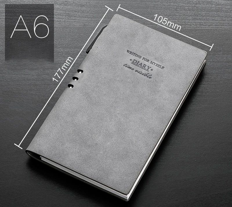 Farbe: A6 Grey Notebook