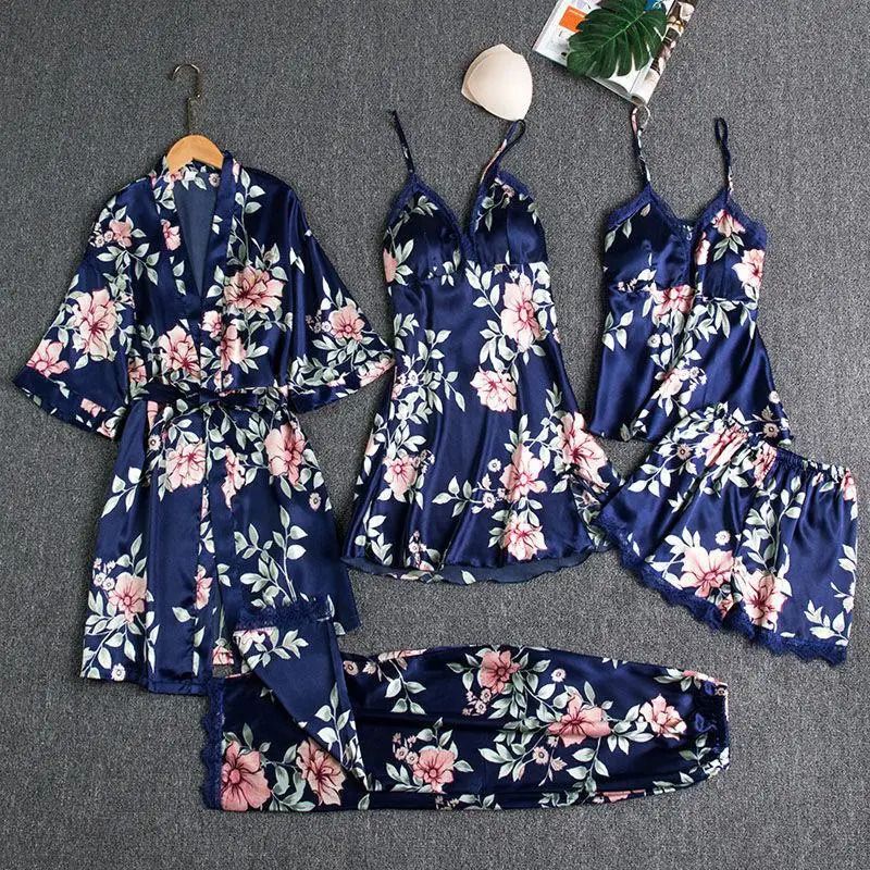 2 Navy Bluefloral