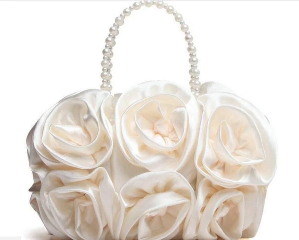 Beige Flower Bag