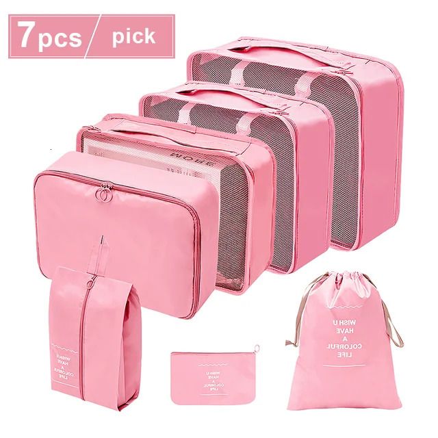 7pcs Pink