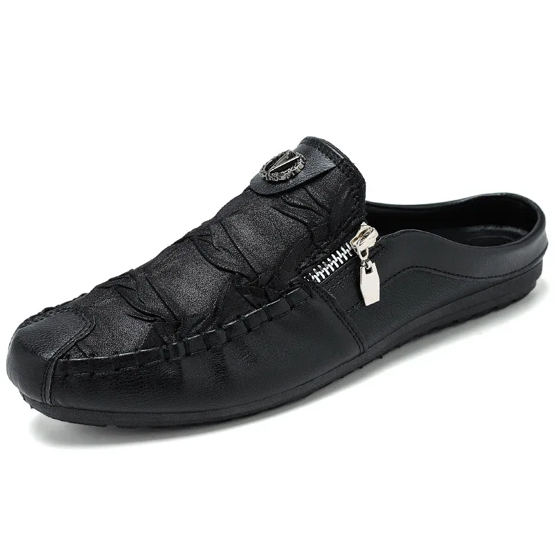 Black Half slipper