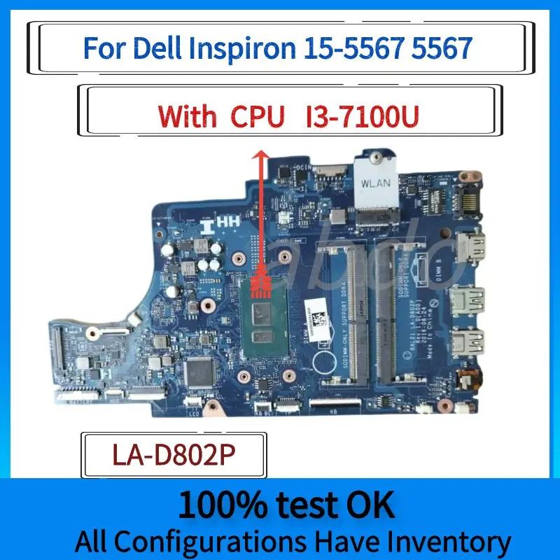 Configuração: LA-D802P I3-7100U