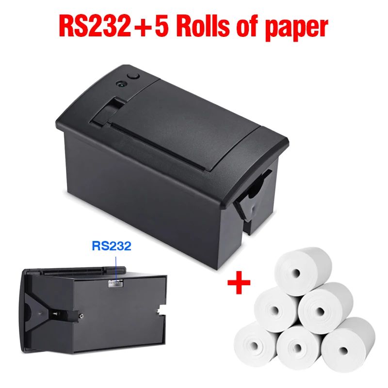 Kleur: RS232 5 Rolls Paper