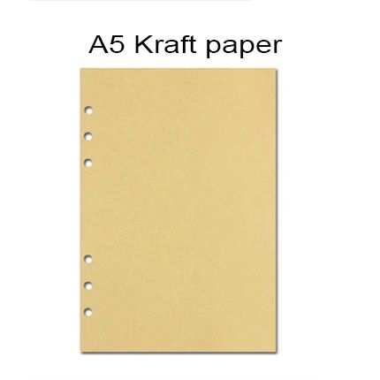 Färg: A5 tomt kraftpapper