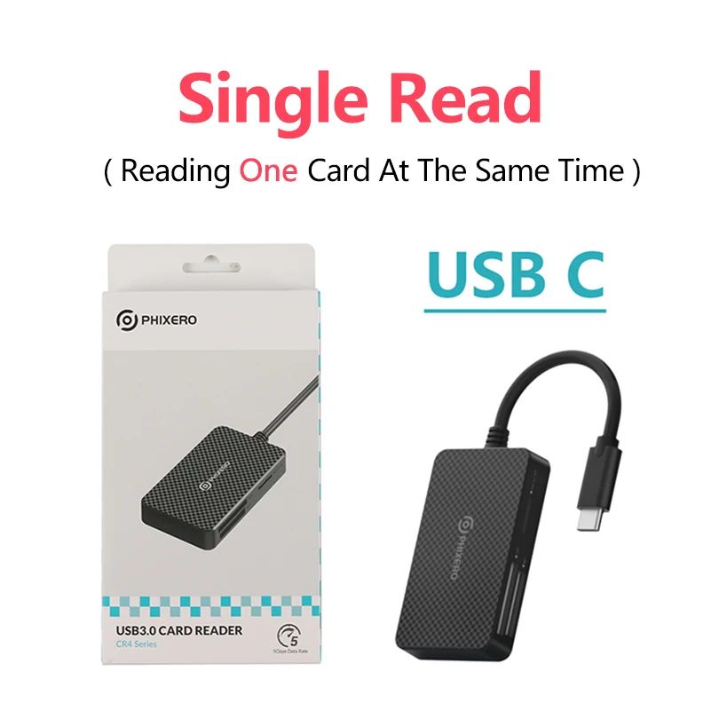 اللون: قراءة واحدة (USB C)