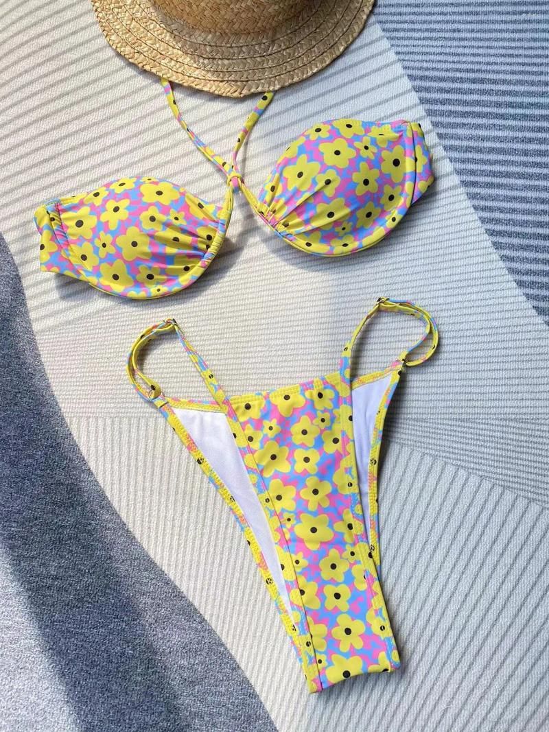 Yellow bikini set