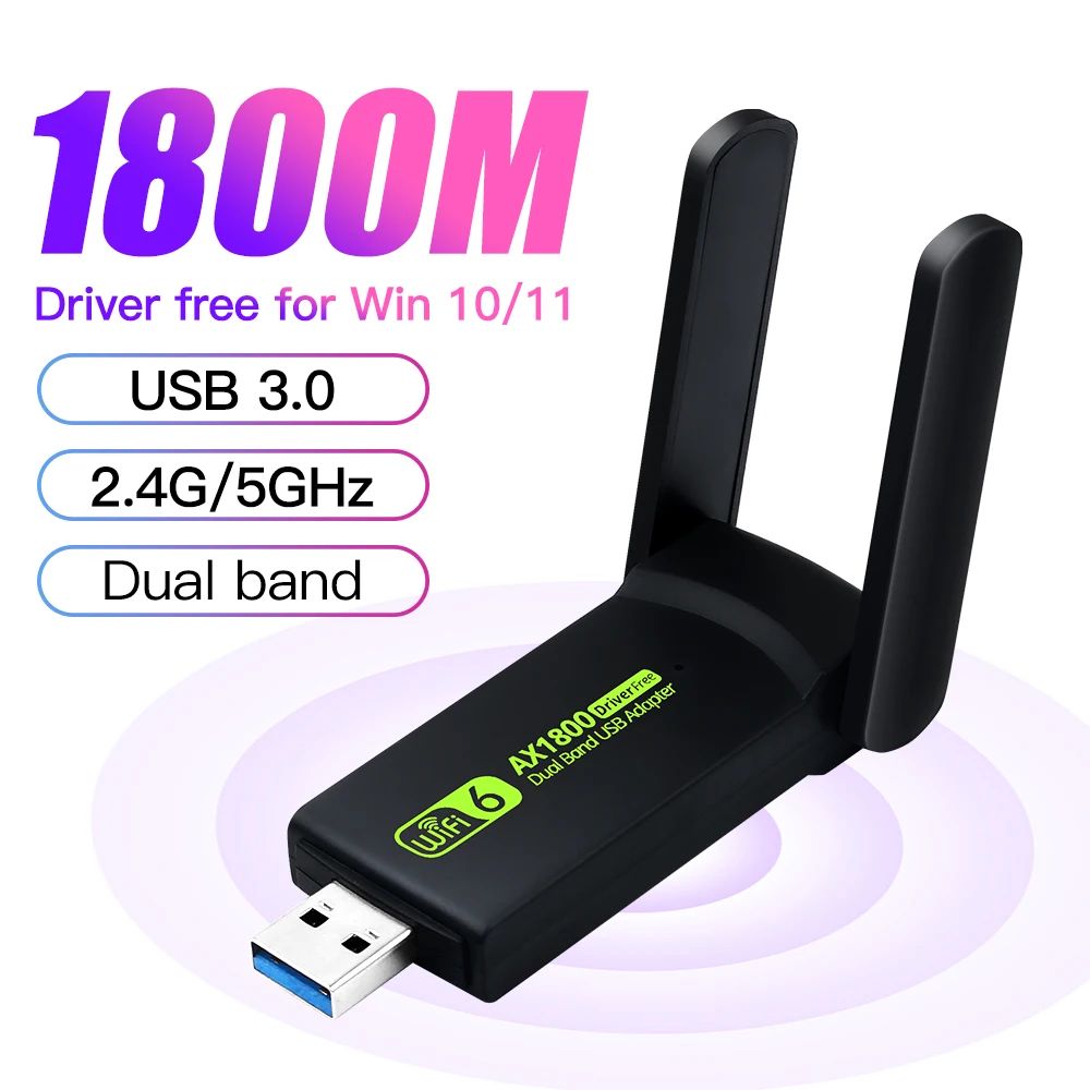 Color:1800M WiFi 6