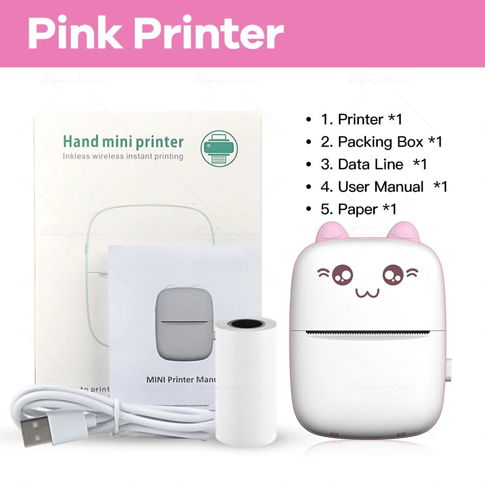 color:Pink Printer