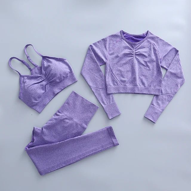 3pcs Purple