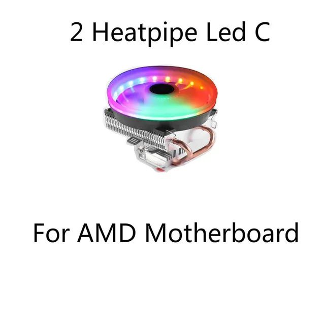 Blade Color:2 heatpipe led C