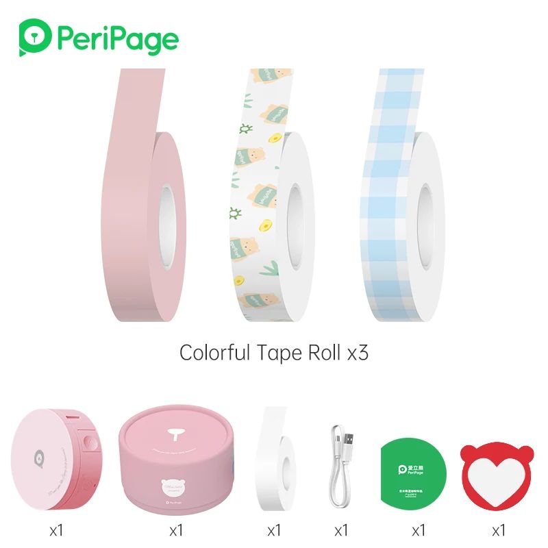 color:Pink 3C tapes