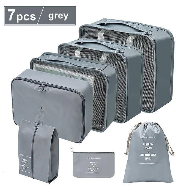 7pcs Grey
