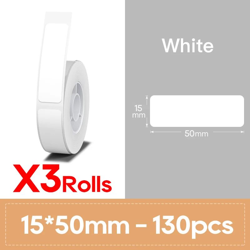 Couleur: Seulement 3rolls Label B