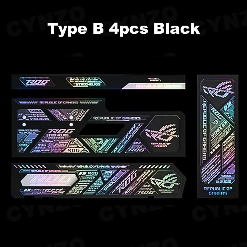 Color:Type B black 4pcs